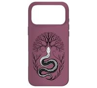 Custodia per iPhone 17 Pro Max Serpente con radici sacre Simbolo mistico spirituale