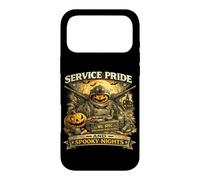 Custodia per iPhone 17 Pro Max Service Pride Spooky Nights, veterani militari, Halloween