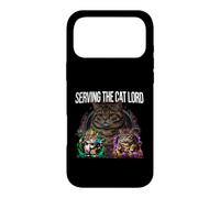 Custodia per iPhone 17 Pro Max Serving The Cat Lord Funny Feline Royal Master Design