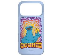 Custodia per iPhone 17 Pro Max Sesame Street Psychedelic Cookie Monster C è per Cookie