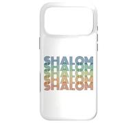 Custodia per iPhone 17 Pro Max Shalom Retro, Hannukah Uomini Donne Bambini Ebraico Vacanze Ebraiche
