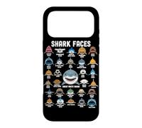 Custodia per iPhone 17 Pro Max Shark Faces Ocean Shark Amante Marine Tipi di squalo Divertente