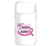 Custodia per iPhone 17 Pro Max She Carries Burden We Carry The Banner supporto nastro rosa