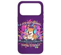 Custodia per iPhone 17 Pro Max Shiba Inu DJ K-Pop Party Cane Divertente