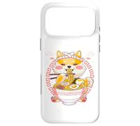 Custodia per iPhone 17 Pro Max Shiba Inu Mangiare Ramen Tagliatelle Giapponesi Cane Divertente In Giappone