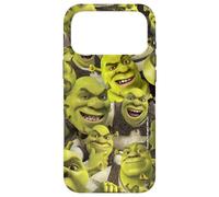 Custodia per iPhone 17 Pro Max Shrek Cool Epic All Shrek Faces Collage Logo