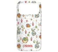 Custodia per iPhone 17 Pro Max Shrek Holiday Pattern Characters Ornaments AOP
