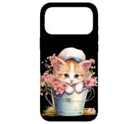 Custodia per iPhone 17 Pro Max Shy Little Kitten Spring Graphic For Women Girls And Cat Mom