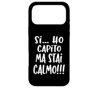 Custodia per iPhone 17 Pro Max Si... Ho capito ma stai Calmo!!! - Frase ironica divertente