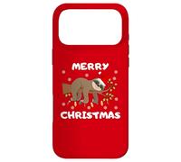 Custodia per iPhone 17 Pro Max Si tu m'aimes, laisse-moi dormir à Noël pull paresseux drôle