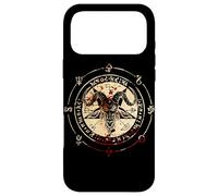 Custodia per iPhone 17 Pro Max Sigillo di Baphomet Occult Pentagram Goat Satanic Occult