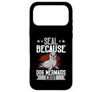 Custodia per iPhone 17 Pro Max Sigillo "Seal Because Dog Mermaids Exist"