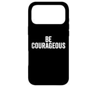 Custodia per iPhone 17 Pro Max Sii coraggioso Giosuè 1:9 Cristiano Gesù Sii coraggioso
