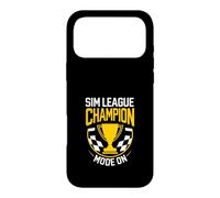 Custodia per iPhone 17 Pro Max Sim Racing Simulator Cockpit Esports Racer Esperienza