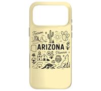 Custodia per iPhone 17 Pro Max Simboli dello stato dell'Arizona USA, souvenir vintage
