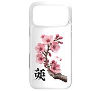 Custodia per iPhone 17 Pro Max Simbolo dell'anima dei fiori di ciliegio Rami Rosa Petali Emblema