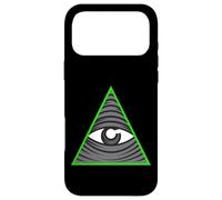 Custodia per iPhone 17 Pro Max Simbolo occulto della piramide dell'occhio che vede tutto