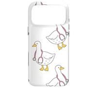 Custodia per iPhone 17 Pro Max Simpatica oca con stetoscopio infermiera pediatrica design