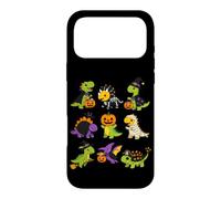 Custodia per iPhone 17 Pro Max Simpatici dinosauri di Halloween preistorici T-rex Dino Lovers