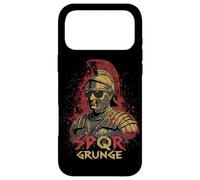 Custodia per iPhone 17 Pro Max Simpatico Centurione Romano SPQR Stile Grunge Grafica