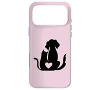 Custodia per iPhone 17 Pro Max Simpatico gatto e cane coccole per proprietari di animali domestici gattini amanti dei cuccioli