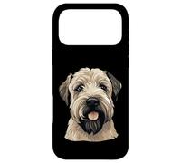Custodia per iPhone 17 Pro Max Simpatico ritratto di Wheaten Terrier con rivestimento morbido - Dog Lover Art