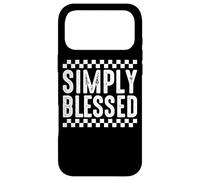 Custodia per iPhone 17 Pro Max Simply Blessed - Schema a scacchiera Love