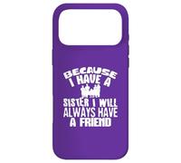 Custodia per iPhone 17 Pro Max Sister Bond Family Love Quote Friend