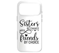 Custodia per iPhone 17 Pro Max Sisters By Chance Friends By Choice Best Friend Big Sister