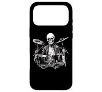 Custodia per iPhone 17 Pro Max Skeleton Drummer Guy Rock And Roll Band Rock On Drum Kit