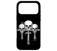 Custodia per iPhone 17 Pro Max Skeleton Goth & Skull Cross Alt Aesthetic Emo Vibes