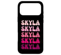 Custodia per iPhone 17 Pro Max Skyla Retro Stack Design