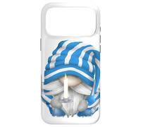 Custodia per iPhone 17 Pro Max Sleepy Gnome Grandpa With Striped Pj And Candle Night Light