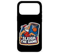 Custodia per iPhone 17 Pro Max Sleigh The Game Basketball Player Christmas Santa Lover Xmas