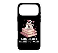 Custodia per iPhone 17 Pro Max Smells Like She's Reading Smut Again Smutt Book Dark Romance