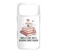 Custodia per iPhone 17 Pro Max Smells Like She's Reading Smut Again Spicy Book Coffee Smutt