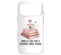 Custodia per iPhone 17 Pro Max Smells Like She's Reading Smut Again Spicy Books and Coffee