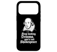 Custodia per iPhone 17 Pro Max Smetti di fare drammi Non sei Shakespeare