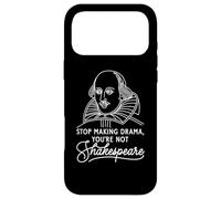 Custodia per iPhone 17 Pro Max Smetti di fare drammi Non sei Shakespeare
