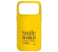 Custodia per iPhone 17 Pro Max Smile and make the world a better place to live.