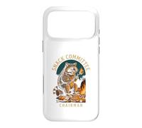 Custodia per iPhone 17 Pro Max Snack Committee Chairman, Raccoon Camping Humor