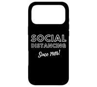 Custodia per iPhone 17 Pro Max Social Distancing Since 1990 - Introvert Birthday Gift 1990