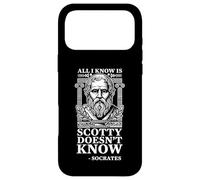 Custodia per iPhone 17 Pro Max Socrate sa che Scotty non lo sa