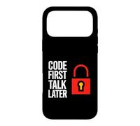 Custodia per iPhone 17 Pro Max Software Developer Code First Talk Later