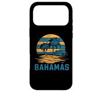 Custodia per iPhone 17 Pro Max Sogno di vacanza al tramonto retrò "BAHAMAS"