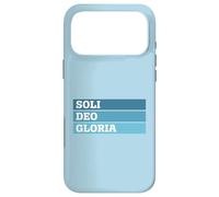 Custodia per iPhone 17 Pro Max SOLI DEO GLORIA - 5 Solas - Riforma - Semper Reformanda