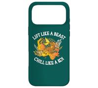 Custodia per iPhone 17 Pro Max Sollevare come una bestia Chill Like A Koi, divertente sollevamento pesi