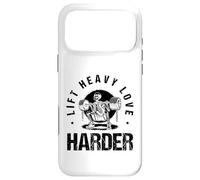 Custodia per iPhone 17 Pro Max Sollevare Heavy Love Harder Weightlifter Bodybuilding