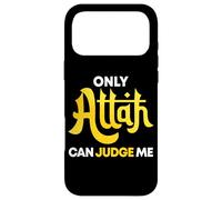 Custodia per iPhone 17 Pro Max Solo Allah può giudicarmi Arte islamica Musulmano Eid Mubarak