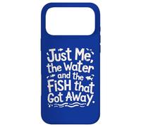 Custodia per iPhone 17 Pro Max Solo io, l'acqua e il pesce che è scappato divertente pesca